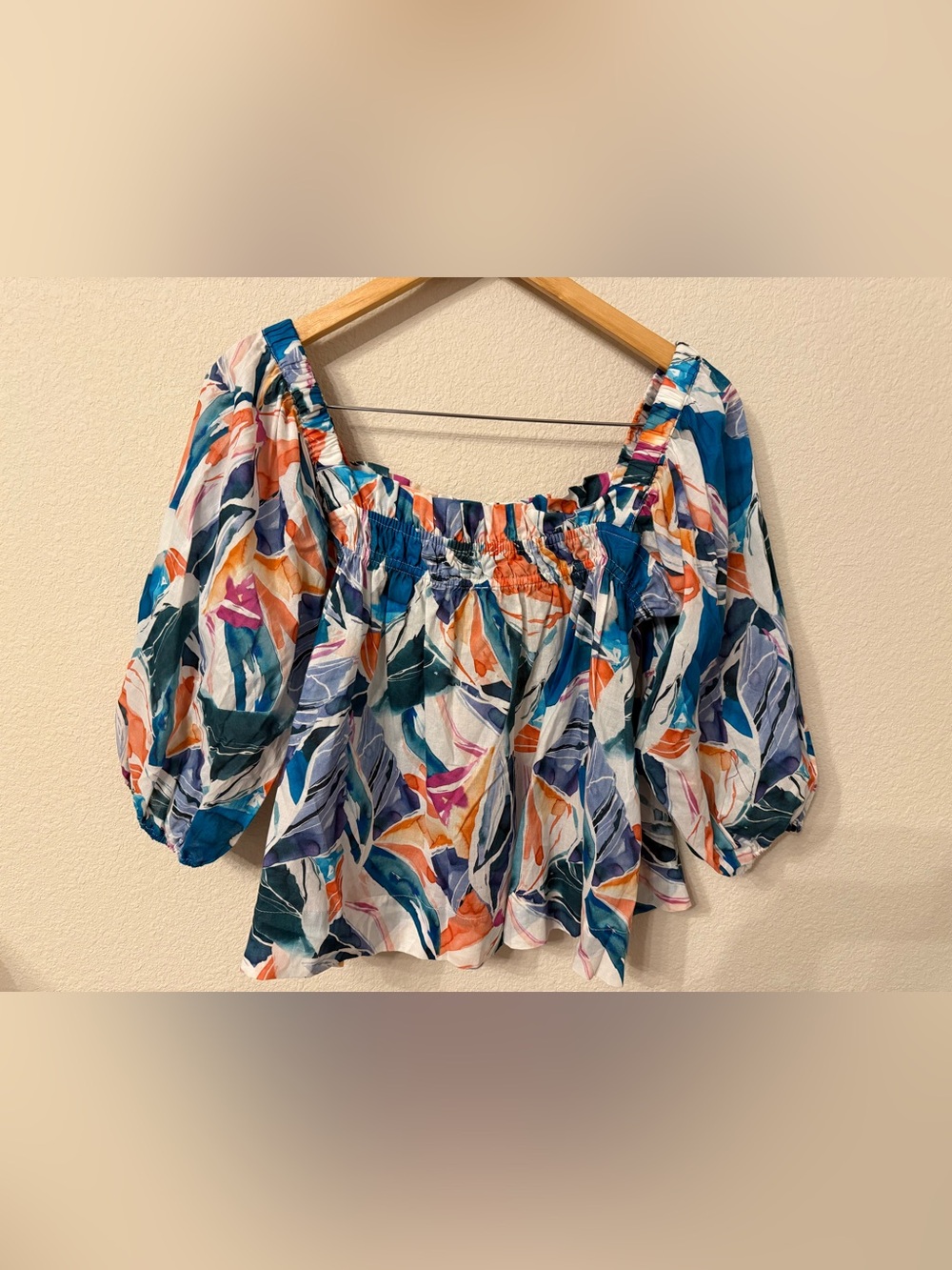 NWOT LaRoque Bella 100% cotton Blouse Top Size M/L